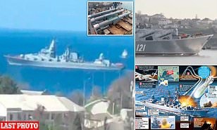 Российская “сломанная стрела”: Опасения, что ядерные ракеты затонули вместе с флагманским кораблем Путина “Москва”